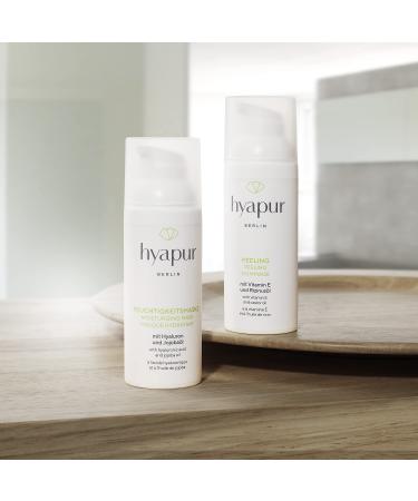 hyapur GREEN Moisturising Mask 50ml - Natural Anti-Aging Care | Organic Vegan Cosmetics from Berlin - Buy Online on GoSupps.com