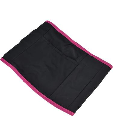 Blockout Light Soft Eye Mask for Sleep & Travel - Knit Fabric Black & Red Edge - Buy Online on GoSupps.com