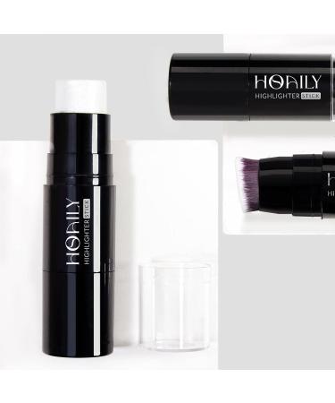 HOSAILY Double-ended Shimmer Highlighter Stick for Cheeks and Eyes - Creamy Glitter Makeup for Brightening and Contouring (01) - Buy Online on GoSupps.com