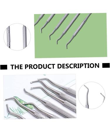 FRCOLOR 1 Set Manicure tools precision reverse cuticle shaper cuticle trimmer cuticle spoon curved fine tip cuticle remover putter grips Cuticle Pusher pedicure slicer Stainless steel - Buy Online on GoSupps.com