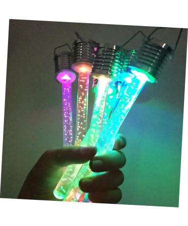 4pcs Acrylic Rod Hanging Light LED Decor Solar Powered Lights Outdoor Christmas Decor LEDs Meteor Lights LED Acrylic Tube Solar Lamp Meteor Shower Rain Lights Transparent Icicle (Transparent) - Buy Online on GoSupps.com