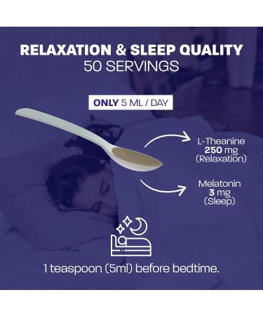 MelatoZen Extra - Promotes Quality Sleep & Relaxation - With Melatonin and L-Theanine - 50 servings- Fruit Punch Flavour - 250ml - Sugar Free - Made in Canada - Buy Online on GoSupps.com