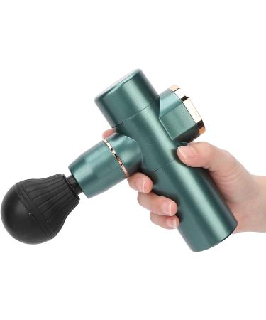Electric Deep Tissue Massage Gun - 4 Modes Muscle Massager for Neck Shoulder & Back - Green - Buy Online on GoSupps.com