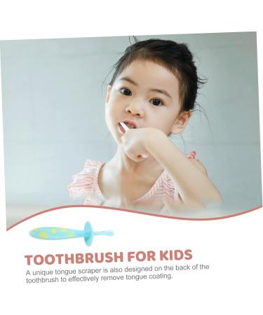 PartyKindom 4pcs Baby Toothbrush Gift Box - Food Grade Silicone & Soft Fur | Safe & Gentle for Infants - Buy Online on GoSupps.com