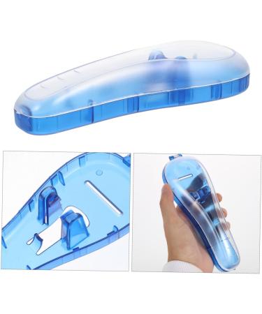 Vintorky Shock-Resistant Razor Storage Box - Protective Cover for Electric Shaver - Ideal Gift for Men - 16.5x6x3.5cm - Blue - Buy Online on GoSupps.com