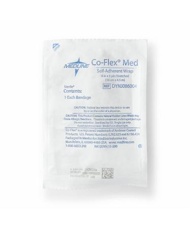 Medline Sterile Co-Flex Self Adherent Cohesive Wrap Bandages - 4x5 Yards Tan (20 Count) - Latex-Free International Shipping Available - Buy Online on GoSupps.com