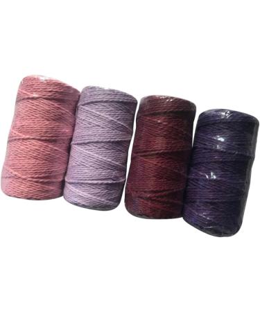 Coheali 12 Rolls Macrame Cotton Cord - Ideal for DIY Knitting Tinkering and Camping Projects - Versatile Yarn & Thread Rolls - Buy Online on GoSupps.com
