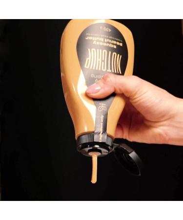 NUTCHUP The First Squeezy Peanut Butter | Delicious Nut Topping | Smooth & Crunchy Pancake Waffle Ice cream Pizza sauce | 435g Bottle (Peanut Butter) Original - Buy Online on GoSupps.com