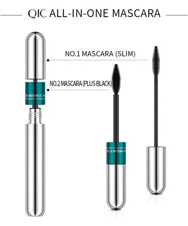 Eyelash Makeup Waterproof Lengthening Mascara | Volumizing Natural Looking Mascara Dramatic Lash Mascara Volume Length Mascara for Traveling Home Gatherings  - Buy Online on GoSupps.com