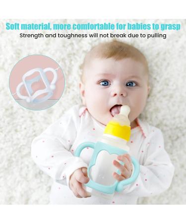 NASHARIA Baby Bottle Holder 6 PCS Multicolor - Hands-Free Feeding for Dr. Brown's Baby Bottles - BPA-Free Easy Grip Design - Buy Online on GoSupps.com
