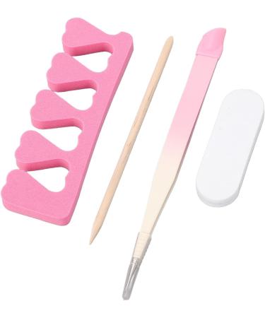 Straight Nail Tweezers Effective Grinding Bar Manicure Pliers Clippers with Finger Separator for Professional Household - Buy Online on GoSupps.com