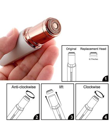 Finishing Touch Flawless Generation 2 Replacement Heads for Women's Facial Hair Remover - 4 Count - Buy Online on GoSupps.com