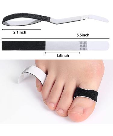 Buddy Tape Finger Straps - 12 Pack No Slip Hook and Loop Finger Splints for Broken Fingers - Washable and Reusable Toe Tape for Sprained Fingers - Buy Online on GoSupps.com