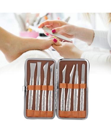 Watris Veiyi 8PCS Foot Shaver Pedicure Tool Set | Stainless Steel Callus Remover & Foot Care Kit for Men & Women - Buy Online on GoSupps.com