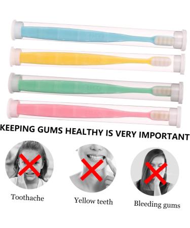 4-Piece Wangan Hair Toothbrush Set - Children's Oral Hygiene & Gum Care | Deep Cleaning Toothbrushes - Buy Online on GoSupps.com