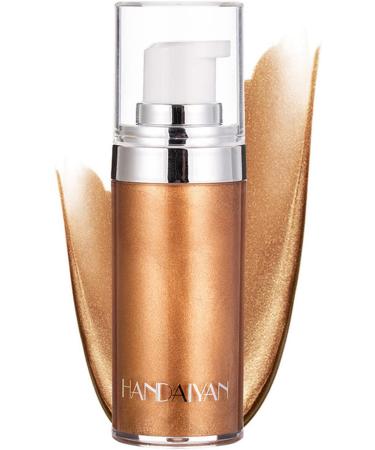 Body Luminizer - Smooth Moisturizing Body Glow Highlighter Liquid Shimmer Luminizer 0.7 oz Body Luminizer Collocation Highlighter Powder for Lasting Makeup Sritob 3# - Buy Online on GoSupps.com