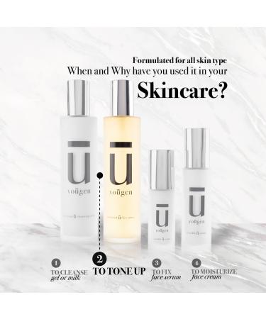 Yougen Skincare Essential U Face Toner Facial toner revitalizing effect for all skin types with red fruit and seaweed moisturizing and antioxidant 200 ml - Buy Online on GoSupps.com