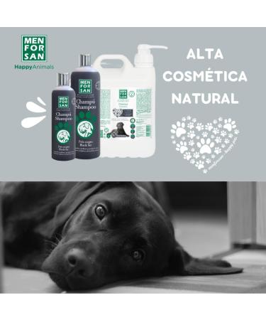 Menforsan Black Shampoo for Dogs | Color Intensifier & Gloss Amplifier | Removes Orange Tones | Deep Moisture Care | 1L - Best for Black Coated Dogs - Buy Online on GoSupps.com