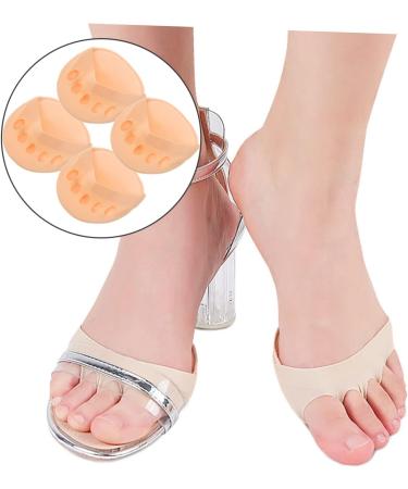 FOMIYES High Heels Forefoot Pad Glue Nozzle Tips - Breathable Heel Pads for Girls | 2 Pairs - Comfort & Support - 9x8.5x0.5cm - Buy Online on GoSupps.com