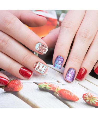 3St Christmas Nail Printing Plate - DIY Nail Art Templates & Stamping Plates for Holiday Designs - Buy Online on GoSupps.com