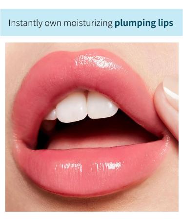Lip Plumper Lip Gloss Lip Maximizer Balm Plumper Lip Extreme Volume Healthy Enhancer Hydrated Lips Moisturize Eliminate Dryness Wrinkles Enhances Plump Gloss (Clear Pink Color) - Buy Online on GoSupps.com