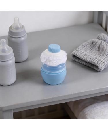 Abaodam Bo te Poudre pour B b 2 Pi ces avec Houppette Douce tui Portable Bleu Ciel Distributeur de Poudre pour Couches Soin Peau Sensible Voyage et Change Rapide - Buy Online on GoSupps.com