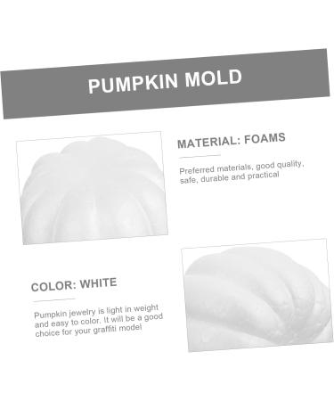 NUOBESTY 70 Pcs Foam Simulation Pumpkin Creative Diy Pumpkin Mini Pumpkin Accessories Child White Manual Whitex7pcs 8X8CMx7pcs - Buy Online on GoSupps.com
