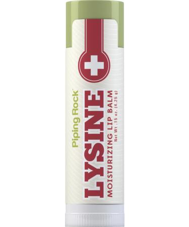 Piping Rock Lysine Lip Balm | 0.15 oz | Moisturizing and Soothing Ointment | Non GMO Gluten Free
