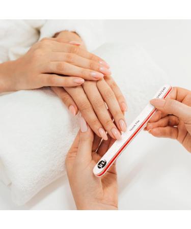 New* JND Professional Salon Grade Double Sided Emery Board Nail Files Buffer Polisher Natural Manicure Pedicure Acrylic Gel Nails (10Pack) (240/240) 240/240 10.0 - Buy Online on GoSupps.com