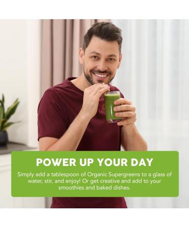 Paleovalley Organic Supergreens Powder - 23 Superfoods with Prebiotic Fiber for Energy and Immunity Support - No Cereal Grasses for Maximum Absorption - Pure Unflavored, 30 Servings Unflavored 7.84 Ounce (Pack of 1) - Buy Online on GoSupps.com