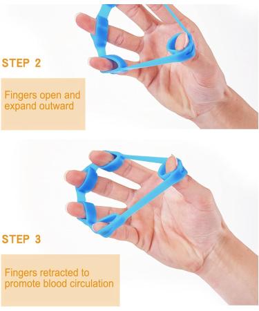 Finger Exerciser Improve Finger Dexterity Finger Strengthener Lightweight Enhance Finger Grip Washable for Workout for Elderly Light Blue 6.6lb - Buy Online on GoSupps.com