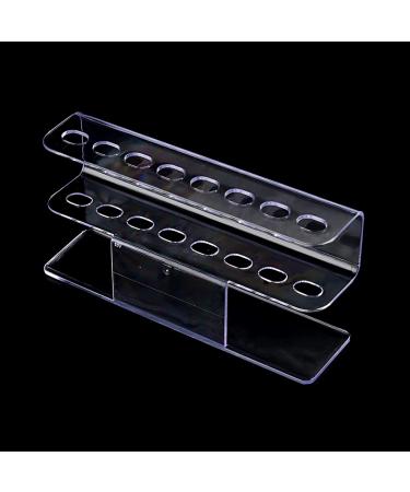 Support de pince piler 8 trous pour extensions de cils - Support de rangement pour extensions de cils Transparent