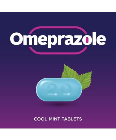GoodSense Omeprazole 20mg Delayed Release Tablets - Cool Mint Acid Reducer - 42 Count - Buy Online on GoSupps.com