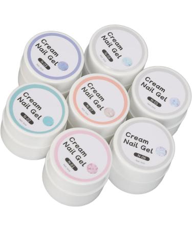 Cream Nail UV Gel Polish Long Lasting Bright Color Cream Nail UV Gel for Salon - Buy Online on GoSupps.com