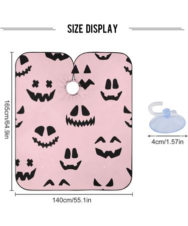 Kigai Happy Halloween Barber Cape - Waterproof Adjustable Hair Cutting Cape for Men & Women | Professional Salon Hairdressing Cape - Buy Online on GoSupps.com