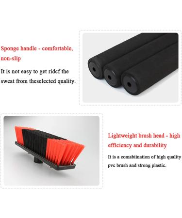 Water Fed Pole Kit Car Window Glass Cleaning Brush Lightweight Outdoor Washing Equipment with Adjustable Pole and 20m Hose 55cm Brush Head 6M/21FT - Buy Online on GoSupps.com