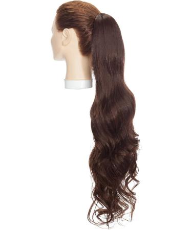Real Fashion Drawstring Ponytail Hair Extensions Long Wavy Ponytail Blonde Black Brown 24" Clip in Hairpiece for Daliy Party Use Medium Brown - Buy Online on GoSupps.com