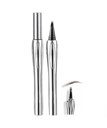 Cooklesa Eyebrow Cookies Eyebrow, Cooklesa Upgraded Natural Waterproof Eyebrow Pen With Microfine Tip, Two-Pronged Eyebrow Pencil, Long-Lasting Natural Brow Eyebrow Pen (#01 Brown)