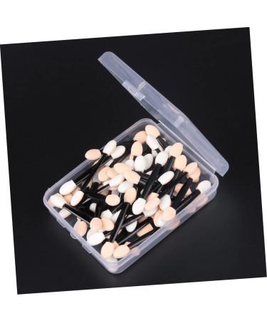 Beavorty Eyeshadow Disposable Black Handle Dual Sided Makeup Tools Makeup Applicators Cosmetics for Ladies Women Size 2 Black - Buy Online on GoSupps.com