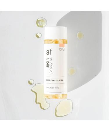 Skin Functional Exfoliating Glow Tonic 6% Glycolic Acid Anti-Acne Pores & Dead Skin Cleanser Anti-Ageing for Glowy Skin 100 ml - Buy Online on GoSupps.com