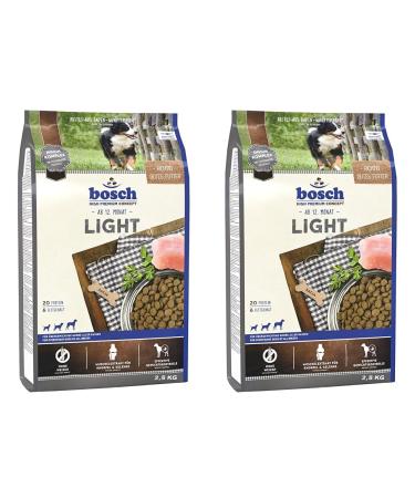 Bosch HPC Light | Dry dog food for overweight dogs of all breeds | 1 x 2.5 kg (pack of 2) 2.5 kg (pack of 2)