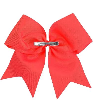 2 Pieces 7 Inch Large Ribbon Bows Hair Clips School Girls Red Ribbon for Hair Ponytail Holders Hair Styling Accessories - Buy Online on GoSupps.com