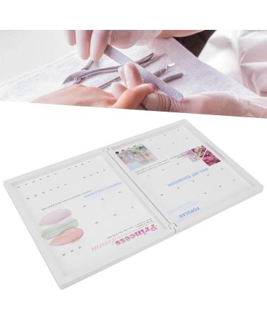 Nail Color Card Magnetic Buckle Design Utomatic Adsorption Digital Marking Clear Easy To Use Nail Swatch Book for Nail Art Works Display for Nail Salon - Buy Online on GoSupps.com