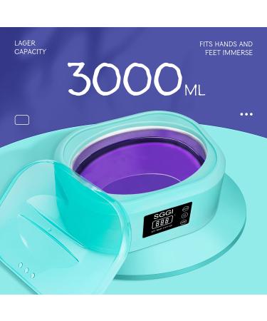 SGGI Digital Wax Warmer 3000ML with 6 Paraffin Wax Refills - Moisturizing and Softening Treatment for Hands and Feet - Great Gift for Women - Buy Online on GoSupps.com