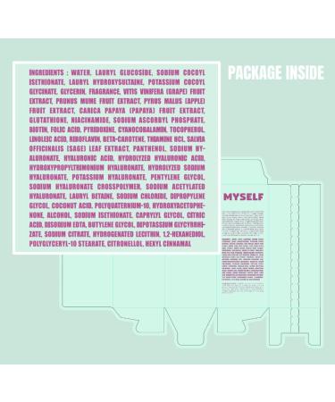  Dear Doer Dazzling Body Scrub - Radiant & Gentle Exfoliator with Grape Seed/Dazzling Radint Body & Hand Wash | Vegan | 10.14 fl oz - pH-Balanced 100% Plant-Based Surfactants for Glowing Skin - Buy Online on GoSupps.com