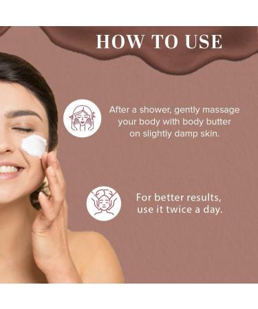 RUVYAA Khadi Natural Chocolate Honey Body Butter|Deeply hydrating|Restores skin glow|Prevents damage to aging skin|Suitable for all skin types|50 g - Buy Online on GoSupps.com