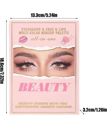  G n rique Eyeshadow Palette - 55 Pcs Glitter Eyeshadow Set Long Lasting Makeup for Face and Eyes Shimmer Matte Combination for Women Girls Teens Kit - Buy Online on GoSupps.com