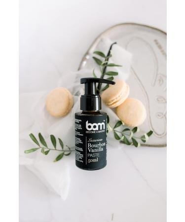 BAM Luxurious Bourbon Vanilla Paste 50 ml Home and Pro Pastry Madagascar Vanilla Extract for Desserts - Buy Online on GoSupps.com