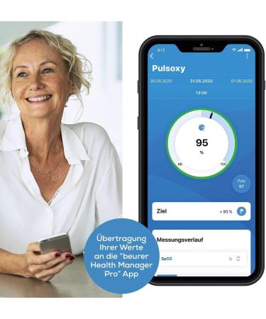 Beurer PO 60 Bluetooth Pulse Oximeter - Accurate Blood Oxygen Saturation Monitoring for International Customers - Buy Online on GoSupps.com