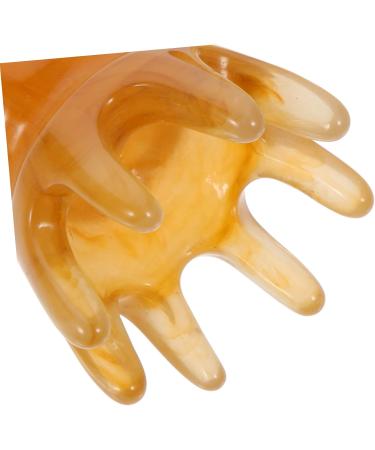 Magiclulu 4-Piece Resin Scalp Massage Comb Set - Large Gua Sha & Hand Tools for Hair & Scalp Relaxation | International Shipping Available - Buy Online on GoSupps.com